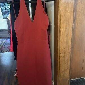 Likely Red Backless Dress